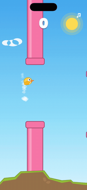 Flappy Claudey gameplay looping