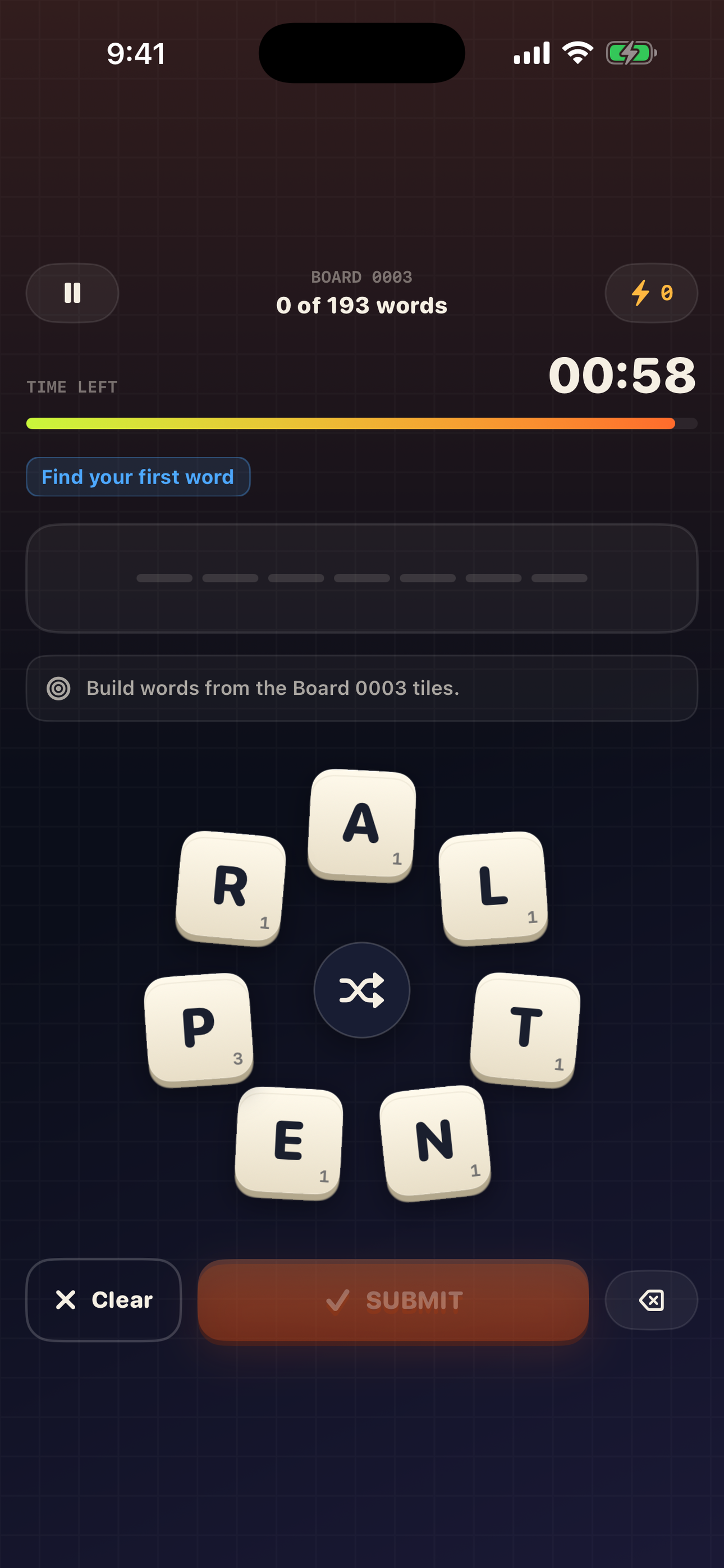 Anagram Royale screenshot