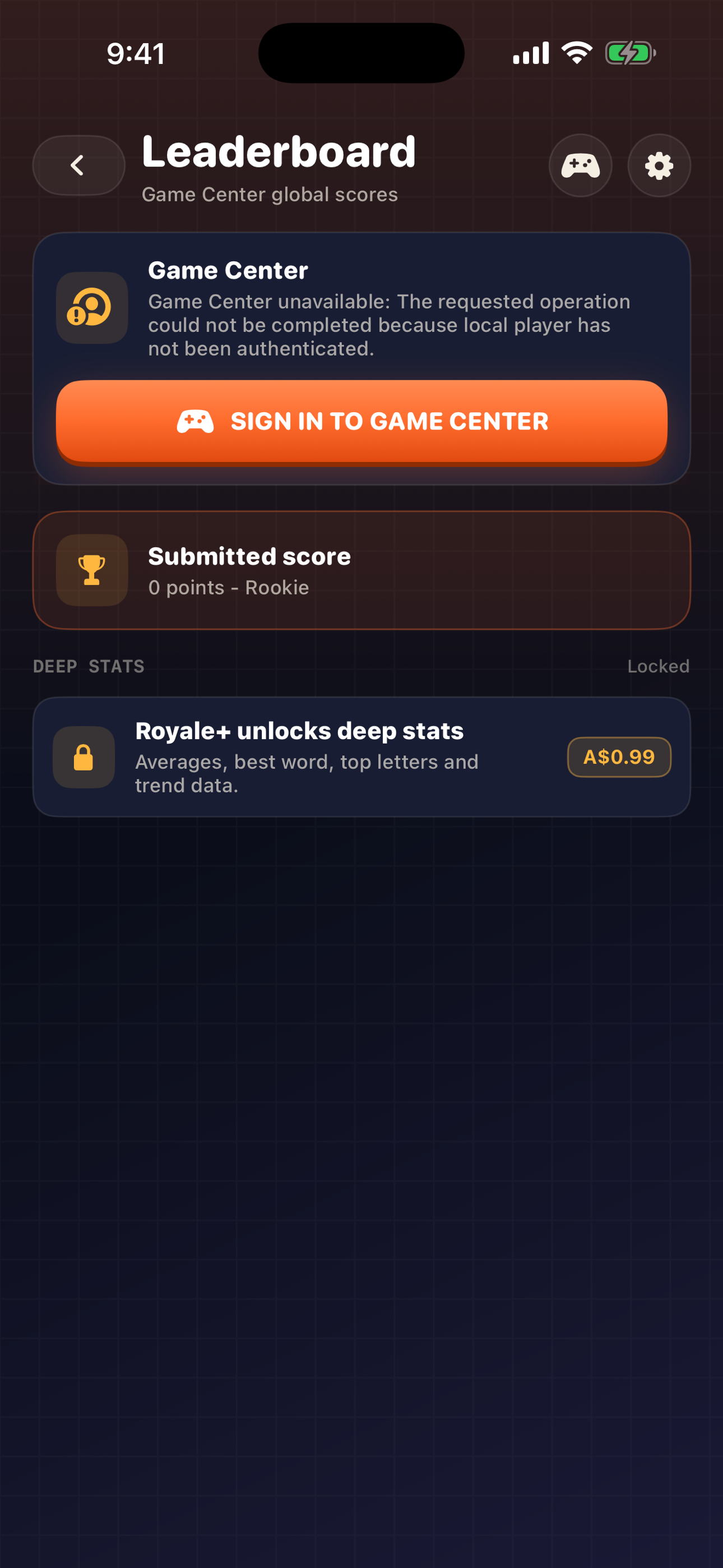 Anagram Royale screenshot