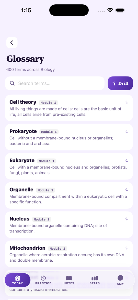 HSC Study Biology — Glossary