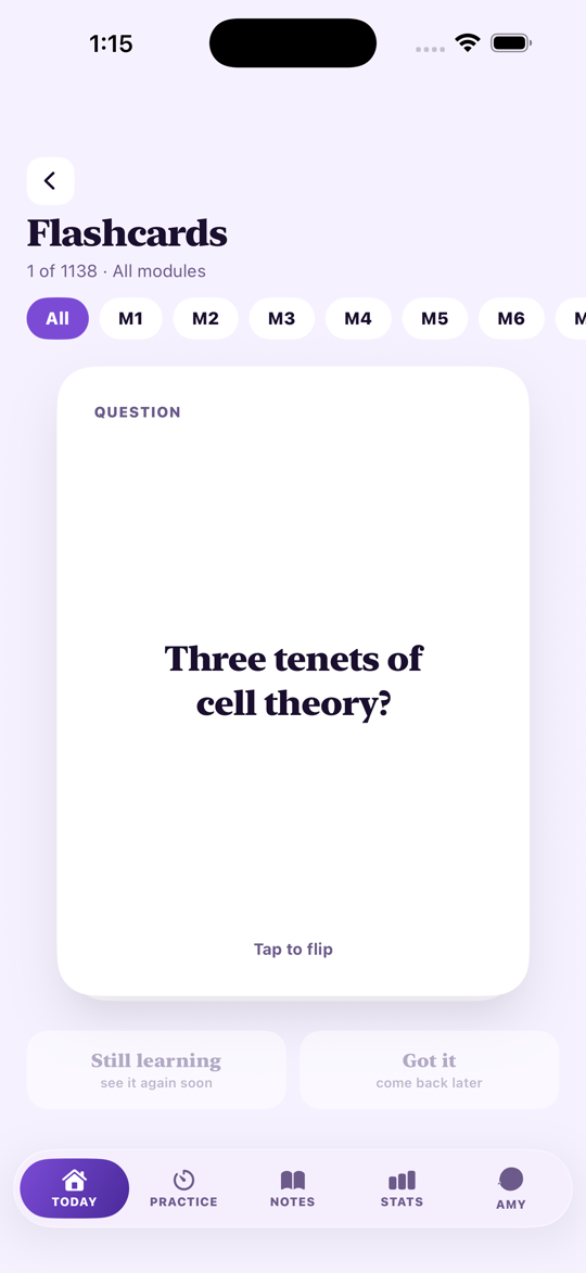 HSC Study Biology — Flashcards