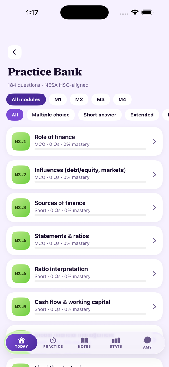 HSC Study Business Studies — Syllabus