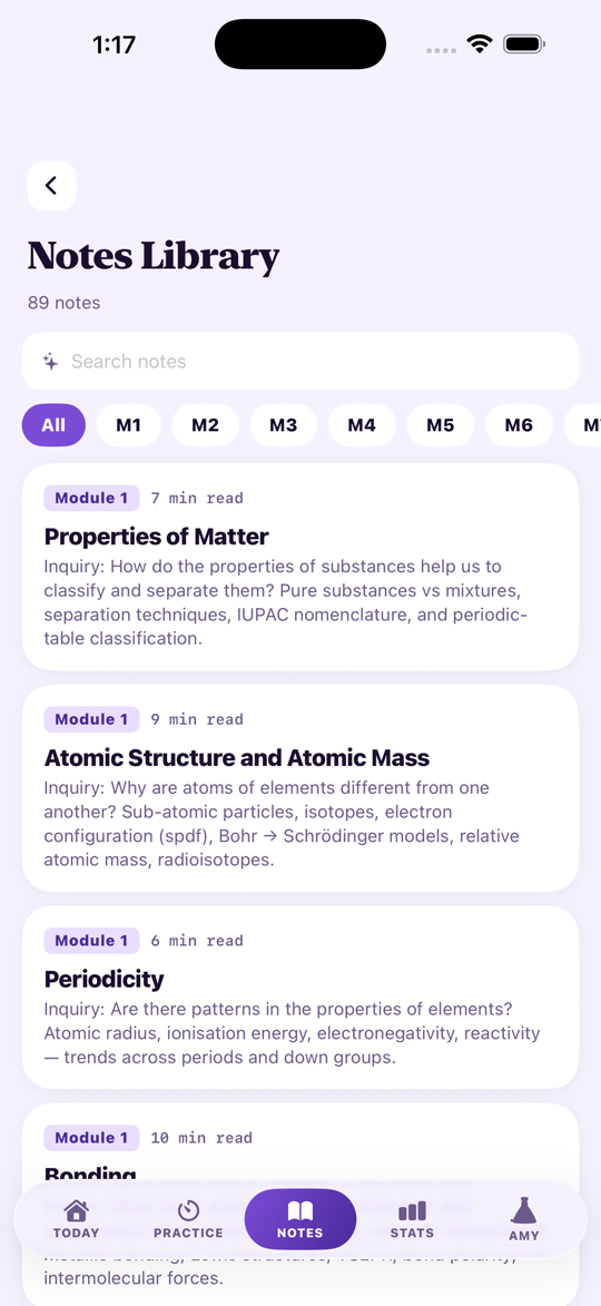 HSC Study Chemistry — Notes