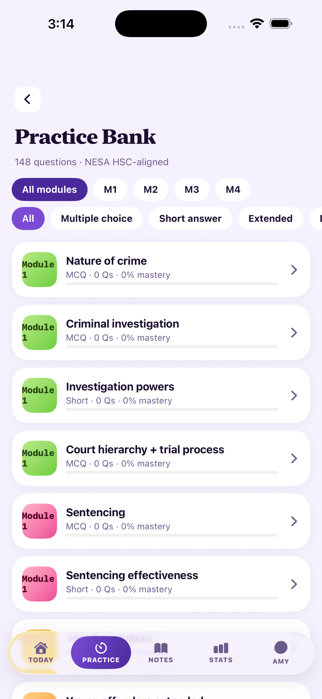 HSC Study Legal Studies — Practice
