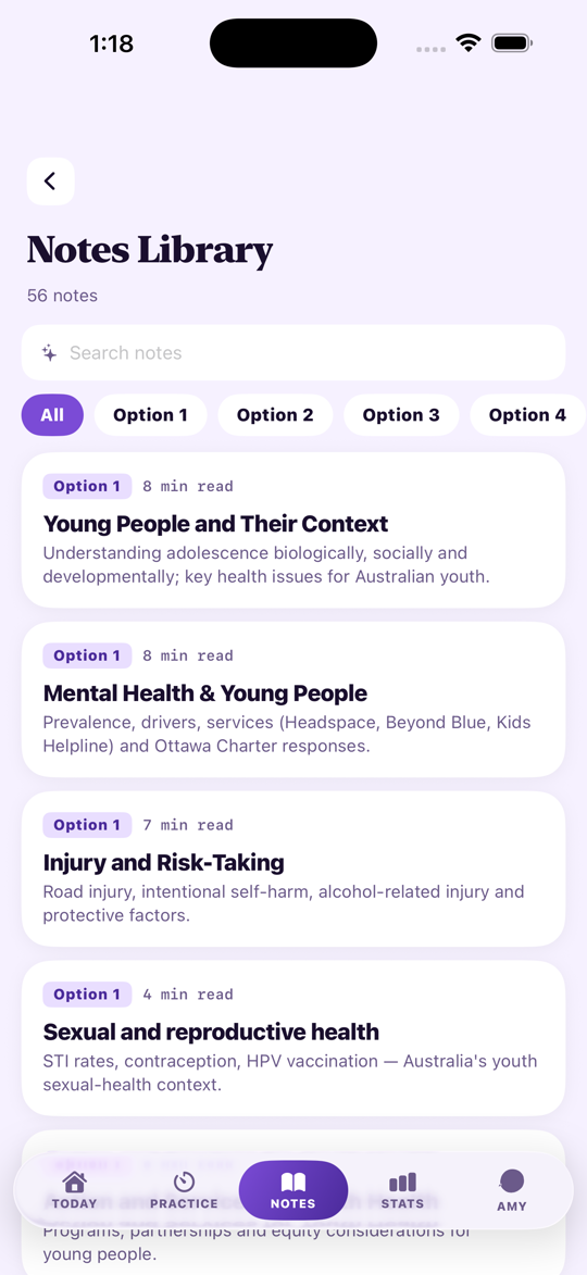 HSC Study PDHPE — Notes