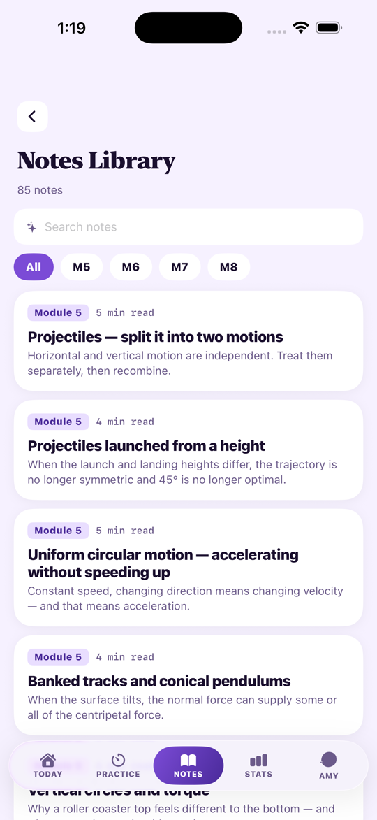 HSC Study Physics — Notes