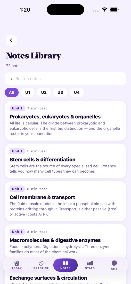 QCAA Study Biology — Notes