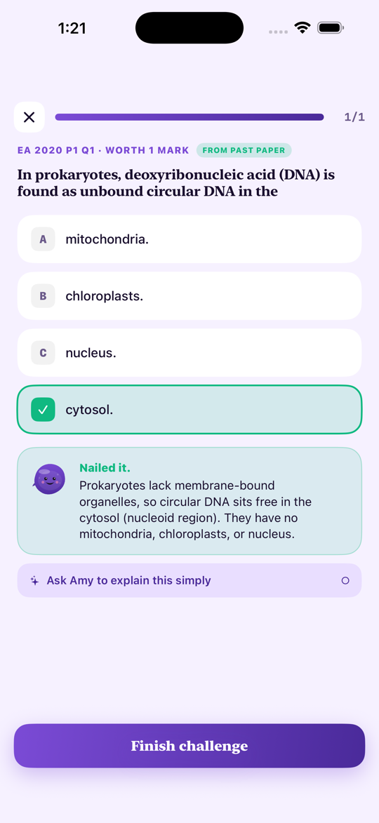 QCAA Study Biology — Past Paper