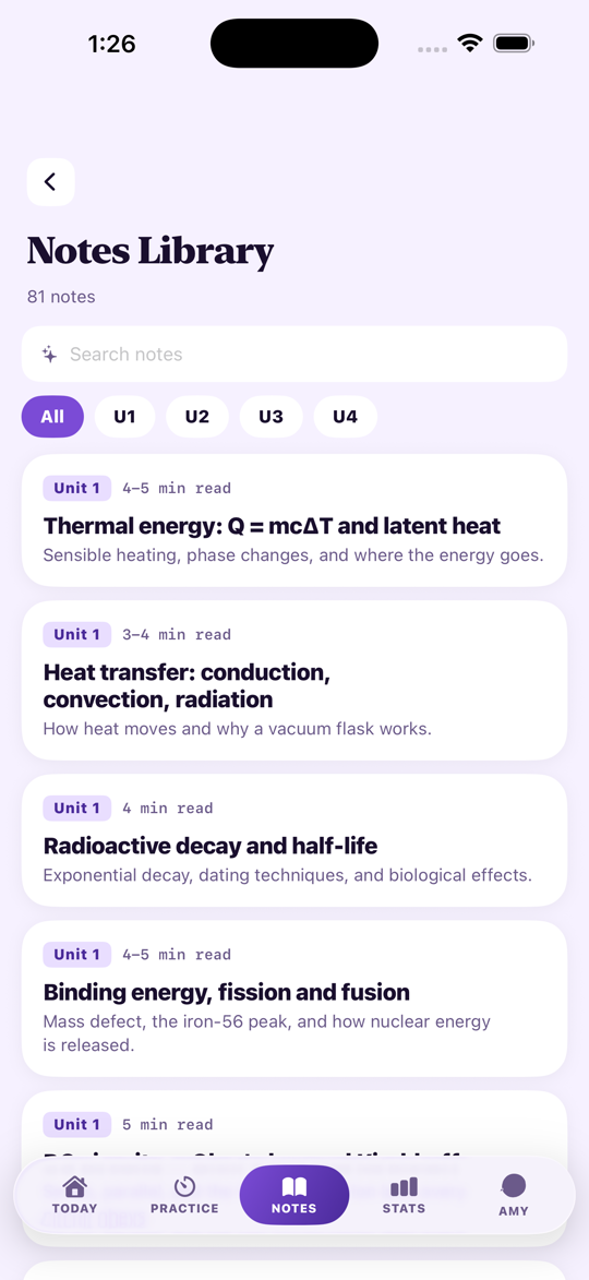 QCAA Study Physics — Notes