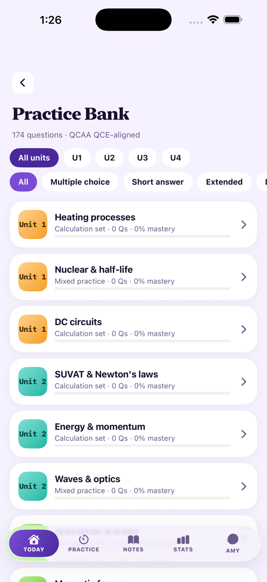 QCAA Study Physics — Syllabus