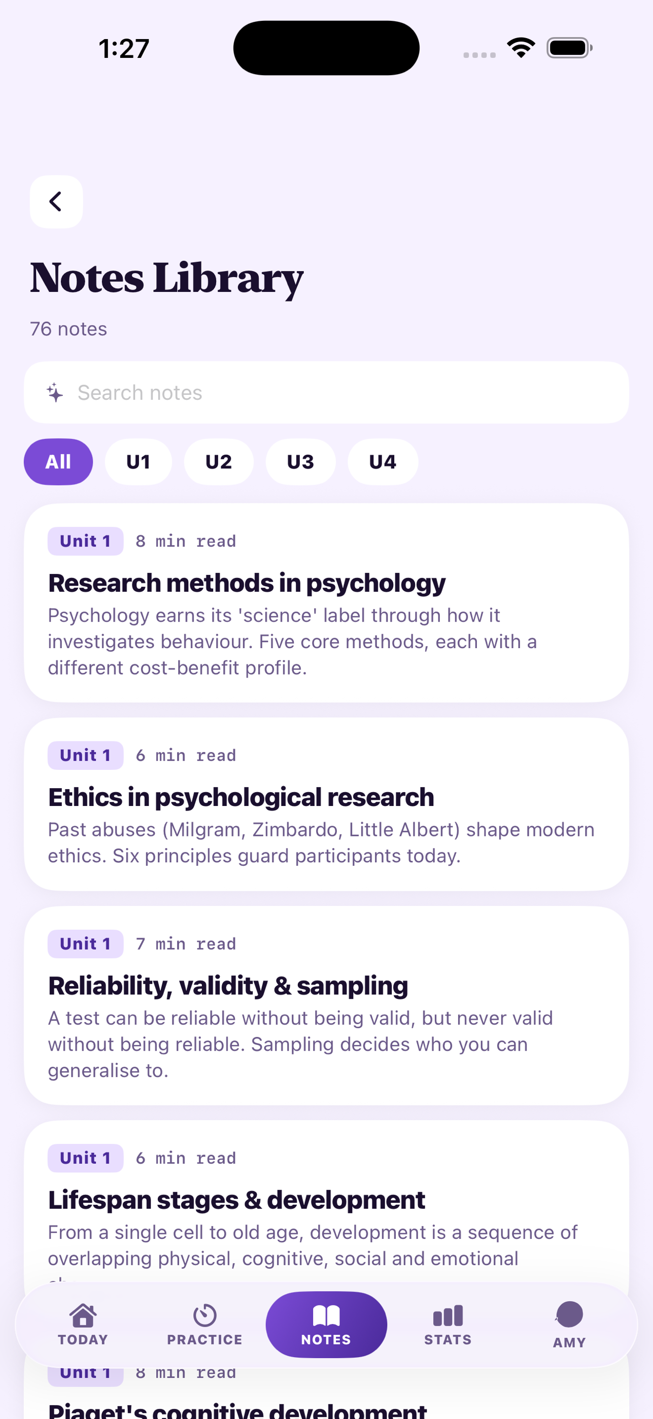 QCAA Study Psychology — Notes