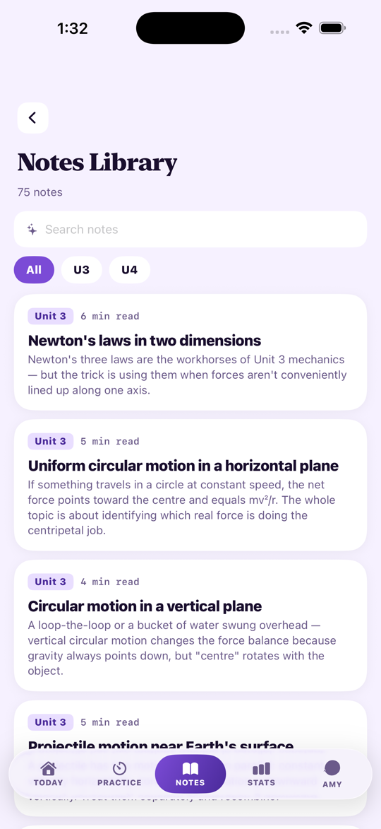VCE Study Physics — Notes
